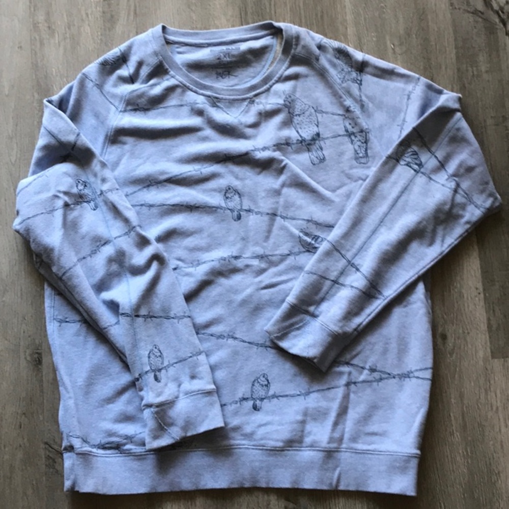 Staples Men 2XL Blue Pigeon Sweater